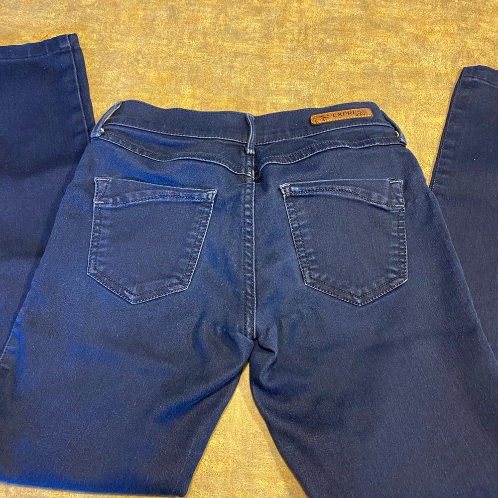EXPRESS Jean Leggings Size 0 - Picture 6 of 7